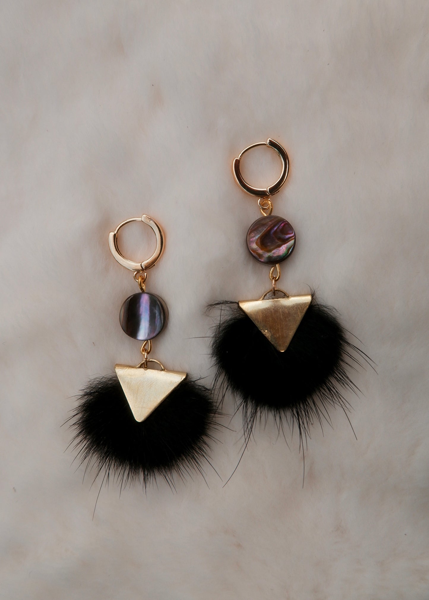 Abalone & Mink - Black