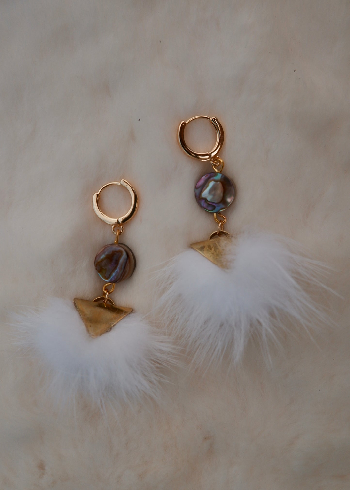 Abalone & Mink - White