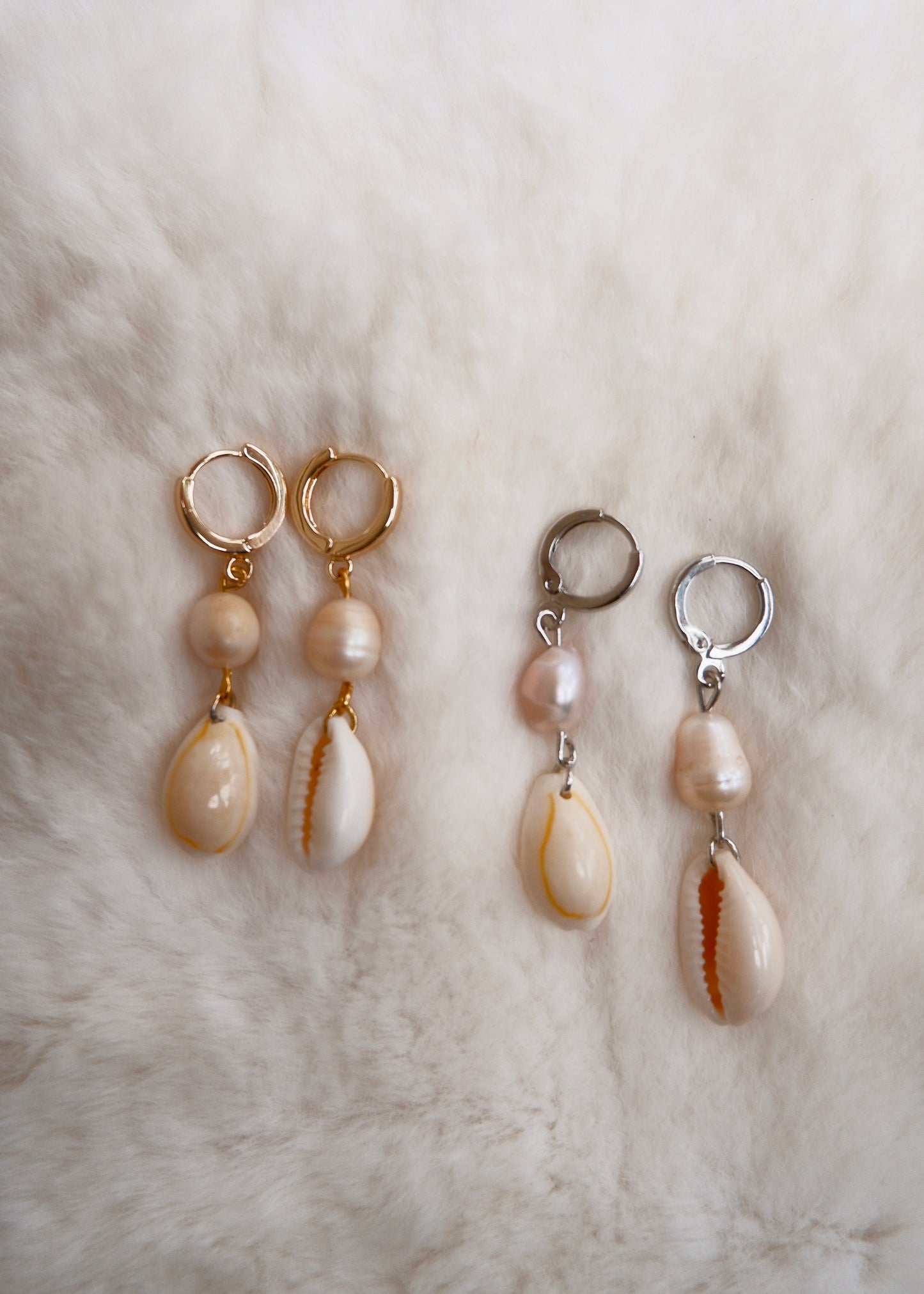 Pearl & Cowrie Shell