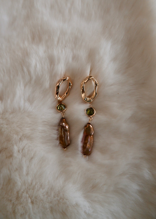 Jade & Pearl Dangles