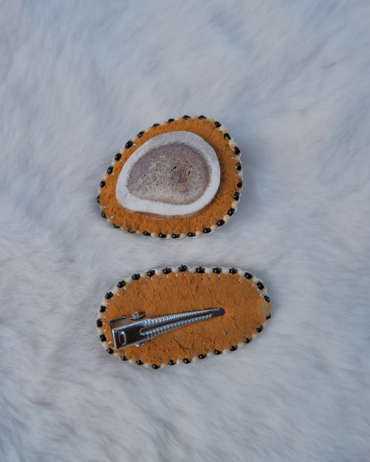 Antler hair clip 01